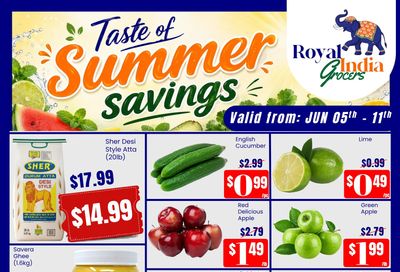 Royal India Grocers Flyer June 5 to 11