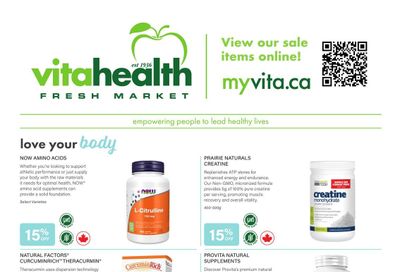 Vita Health Fresh Market Flyer June 4 to 24