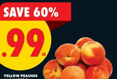 No Frills Ontario: Yellow Peaches 99 Cents Per Pound Until June 10th + More