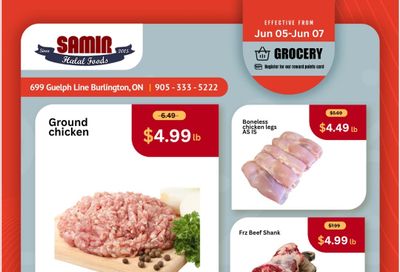 Samir Supermarket (Burlington) Flyer June 5 to 7