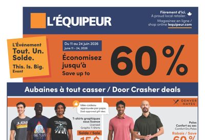 L'Équipeur Flyer June 11 to 24