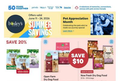 Bosley's by PetValu Flyer June 11 to 24