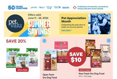 Pet Valu Flyer June 11 to 24