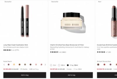 Bobbi Brown Cosmetics Canada: 25% off Sitewide + Free 5 Piece Gift When You Spend $115
