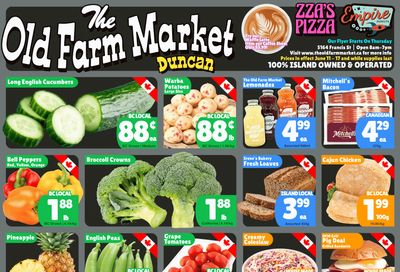 The Old Farm Market (Duncan) Flyer June 11 to 17
