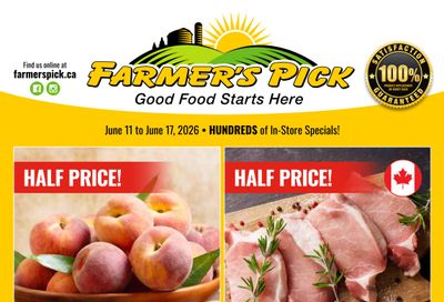 Farmer's Pick Flyer June 11 to 17