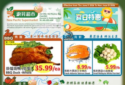New Pacific Supermarket Flyer June 11 to 15