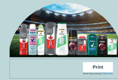 WebSaver Canada Coupons: Save $1.50 on Select Unilever Deodorant and Body Wash Products