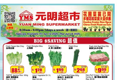 Yuan Ming Supermarket Flyer June 12 to 18
