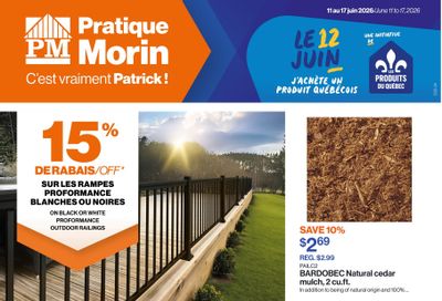 Patrick Morin Flyer June 11 to 17