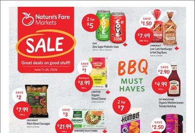 Nature's Fare Markets Flyer June 11 to 24