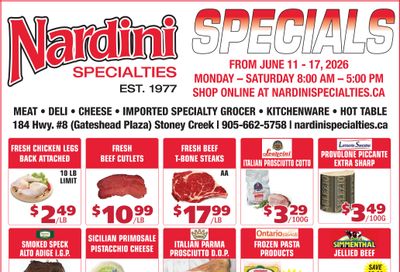 Nardini Specialties Flyer June 11 to 17