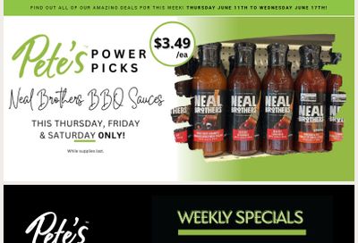 Pete's Fine Foods Flyer June 11 to 17