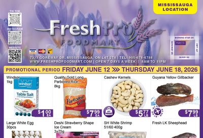 FreshPro Foodmart (Mississauga) Flyer June 12 to 18