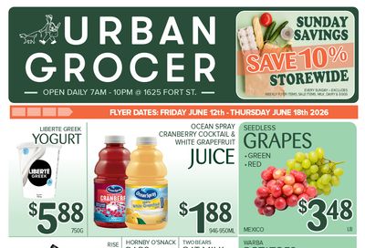 Urban Grocer Flyer June 12 to 18