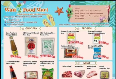 Wan 2 Food Mart Flyer June 12 to 18