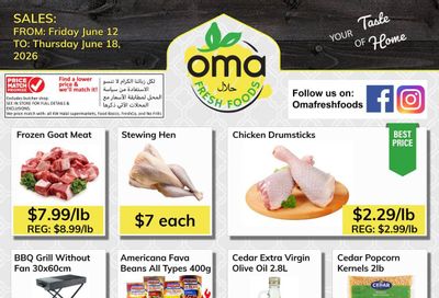 Oma Fresh Foods Flyer June 12 to 18