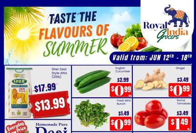Royal India Grocers Flyer June 12 to 18