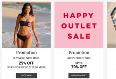 La Vie en Rose Canada: Happy Outlet Sale up to 70% off + Extra 50% off + Buy More, Save More