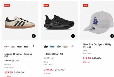 Foot Locker Canada: FLX Members Save 25% off $125 + 20% off Hoka Clifton 10 + More