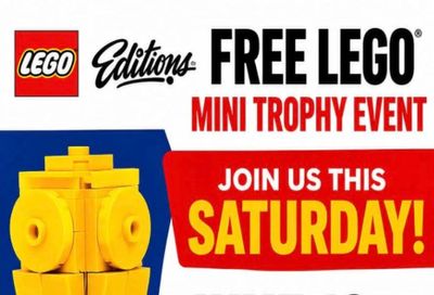 Real Canadian Superstore: Free LEGO Trophy Make & Take June 13th Only