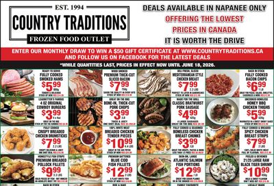 Country Traditions Flyer June 11 to 18