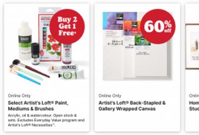 Michaels Canada: 40% off One Regular Price Item + Ultimate Sale up to 60% off