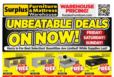 Surplus Furniture & Mattress Warehouse (Saskatoon) Flyer June 14 to 28