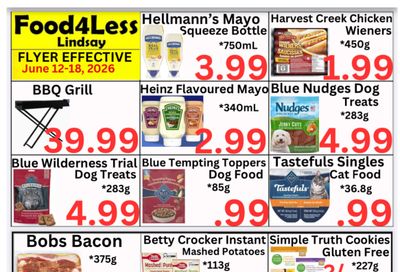 Food 4 Less (Lindsay) Flyer June 12 to 18