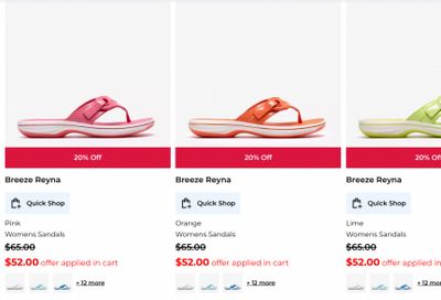 Clarks Shoes Canada Flash Sale: Save 20% Off Select Styles Including Sale + More