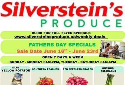 Silverstein's Produce Flyer June 16 to 23