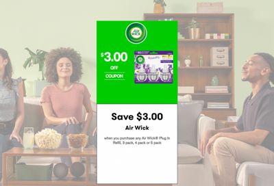 WebSaver Canada Coupons: Save $3 on Air Wick Plug Ins Refills