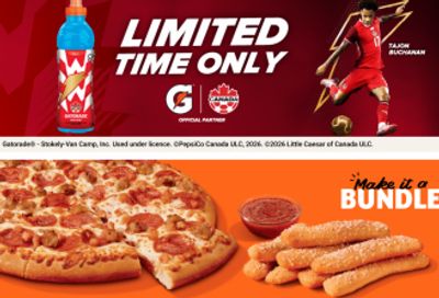 Little Caesars Canada Promotions: $9.99 Specialty Pizzas + More