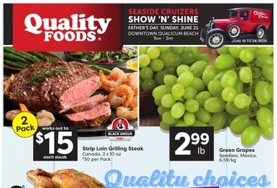 Quality Foods Flyer June 18 to 24