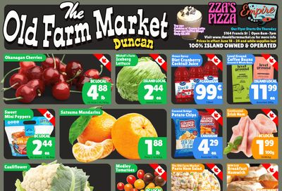 The Old Farm Market (Courtenay) Flyer June 18 to 24