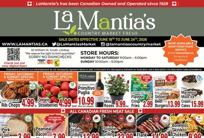 LaMantia's Flyer June 18 to 24
