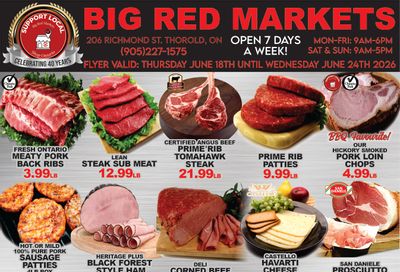 Big Red Markets Flyer June 18 to 24