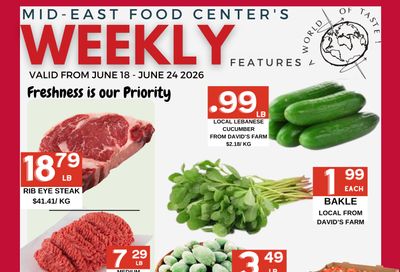 Mid-East Food Centre Flyer June 18 to 24
