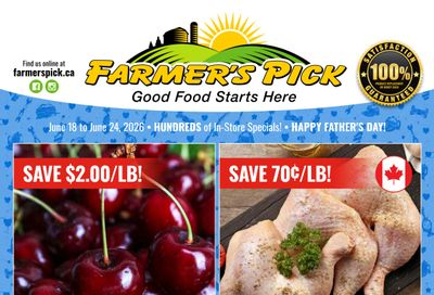 Farmer's Pick Flyer June 18 to 24
