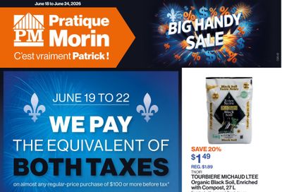 Patrick Morin Flyer June 18 to 24