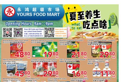 Yours Food Mart Flyer June 19 to 25