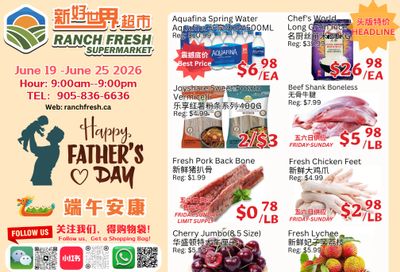 Ranch Fresh Supermarket Flyer June 19 to 25