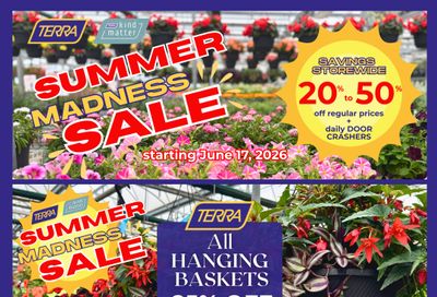Terra Greenhouses Flyer June 19 to 25