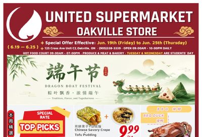 United Supermarket (Oakville) Flyer June 19 to 25