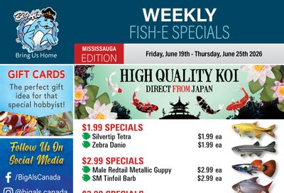 Big Al's (Mississauga) Weekly Specials June 19 to 25