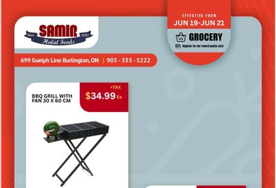 Samir Supermarket (Burlington) Flyer June 19 to 21