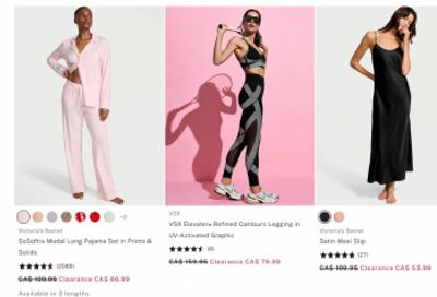 Victoria’s Secret Canada + Victoria’s Secret Pink Semi-Annual Clearance Sale: Save up to 50% off