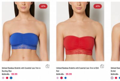 La Senza Canada: Summer Sale up to 50% off + Clearance up to 70% off Bras $10 and Under + More