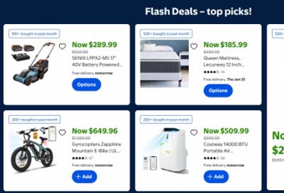Walmart Canada Flash Deals: Save up to 40% off Select Items