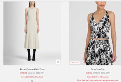 Club Monaco Canada: Extra 25% off Sale
